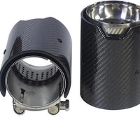 MP Style Carbon Fiber Exhaust Tips