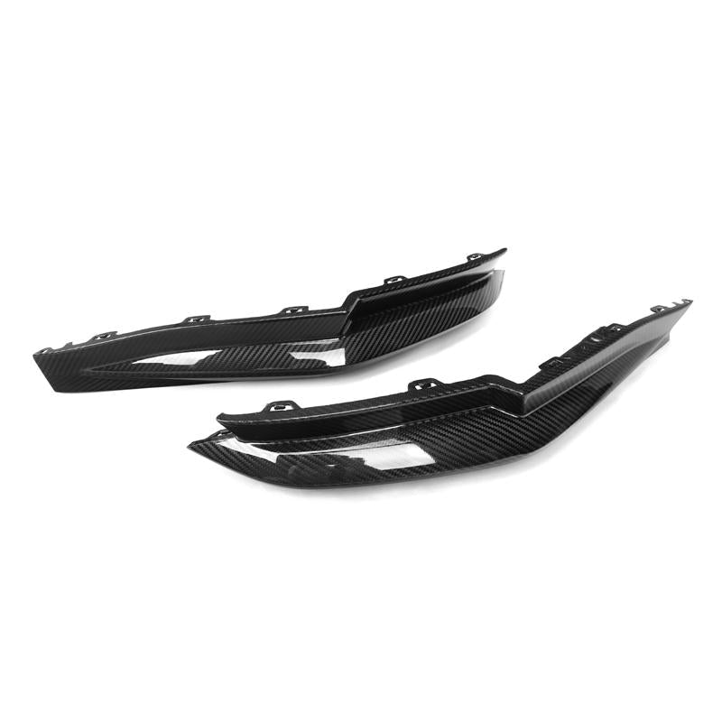 M Performance Style Carbon Fiber Rear Canard Splitters - BMW G80 M3 & G82 / G83 M4