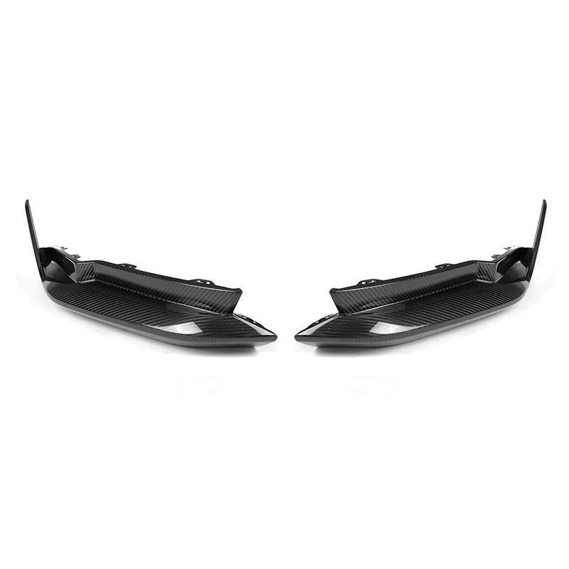 M Performance Style Carbon Fiber Rear Canard Splitters - BMW G80 M3 & G82 / G83 M4