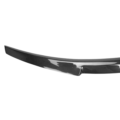 M4 Style Carbon Fiber Trunk Lip Spoiler - Audi B8 A4