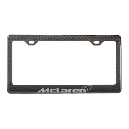 Carbon Fiber License Plate Frame - McLaren