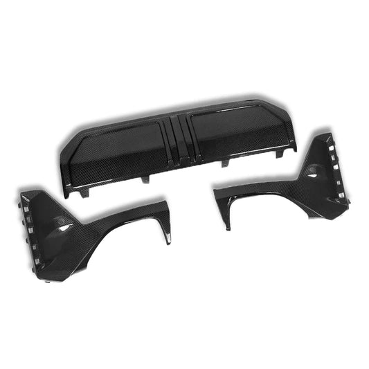 MP Style Carbon Fiber Rear Diffuser - BMW G20 3 Series LCI