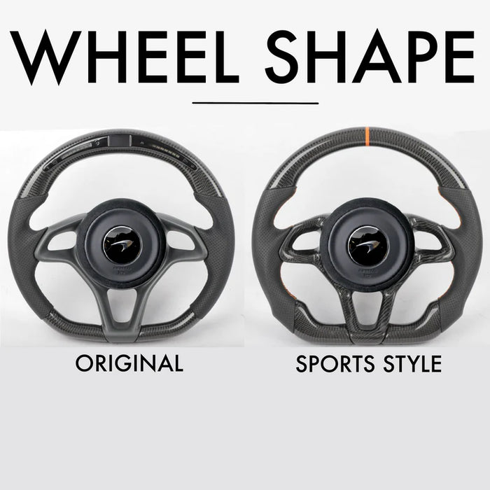 Custom Carbon Fiber Steering Wheel - McLaren | Made to Order