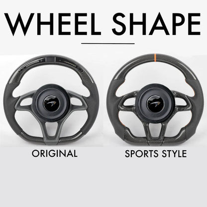 Custom Carbon Fiber Steering Wheel - McLaren | Made to Order