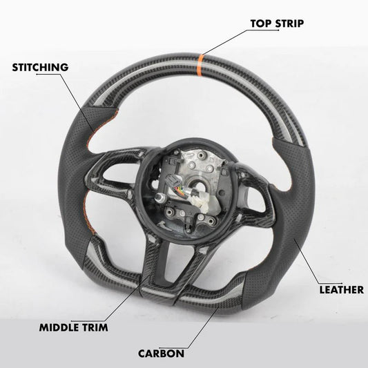 Custom Carbon Fiber Steering Wheel - McLaren | Made to Order