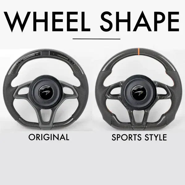 Full Custom Carbon Fiber Steering Wheel - McLaren 570S / 570GT / 600LT