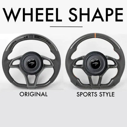 Full Custom Carbon Fiber Steering Wheel - McLaren 570S / 570GT / 600LT