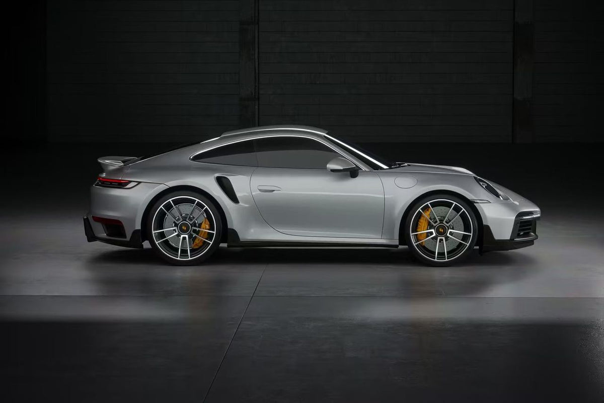 Dry Carbon Fiber Side Skirts w/ Winglets - Porsche 911 992 Turbo S 2020+