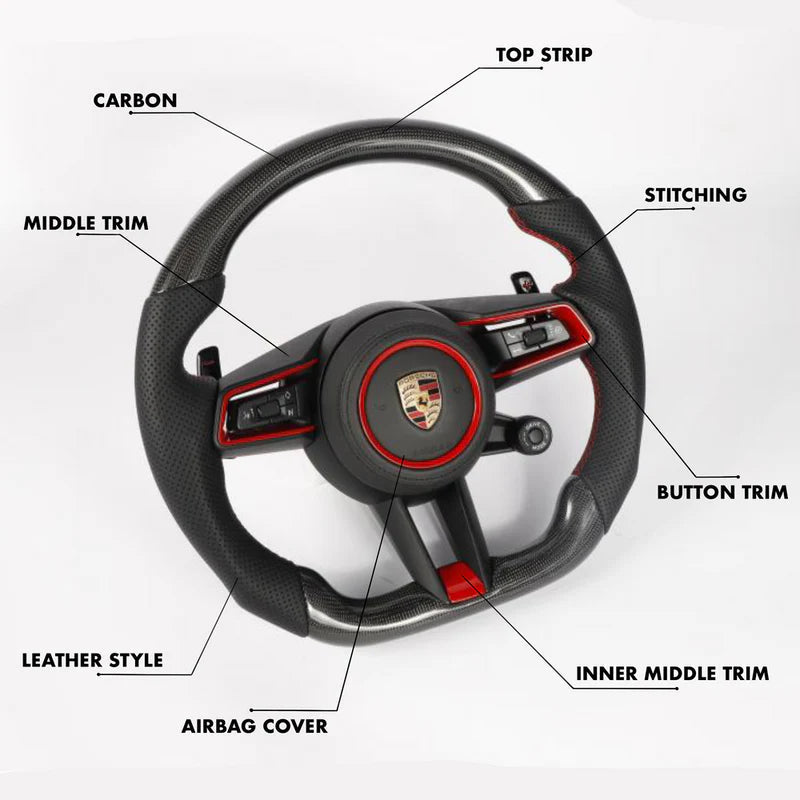 Full Custom Steering Wheel - Porsche 911 991 / 992