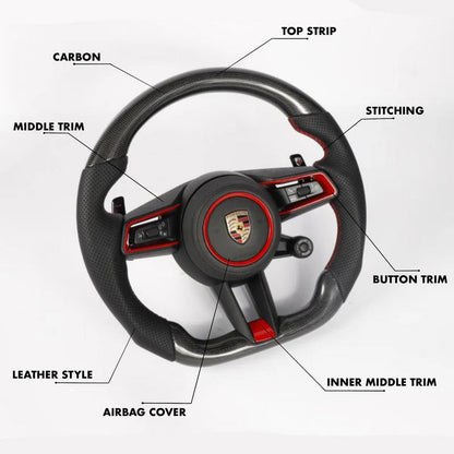 Full Custom Steering Wheel - Porsche 911 991 / 992