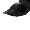 RS3 Style Gloss Black Rear Diffuser with Exhaust Tip - Audi S3 / A3