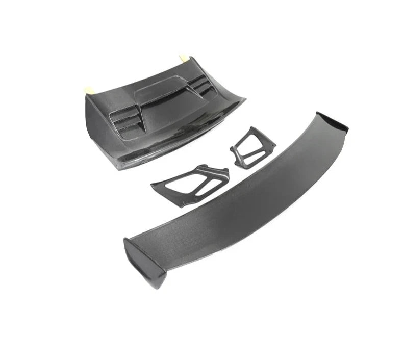 GT3RS Style Carbon Fiber Rear Wing with Trunk - Porsche 911 Carrera 991.1 991.2 2010-2018