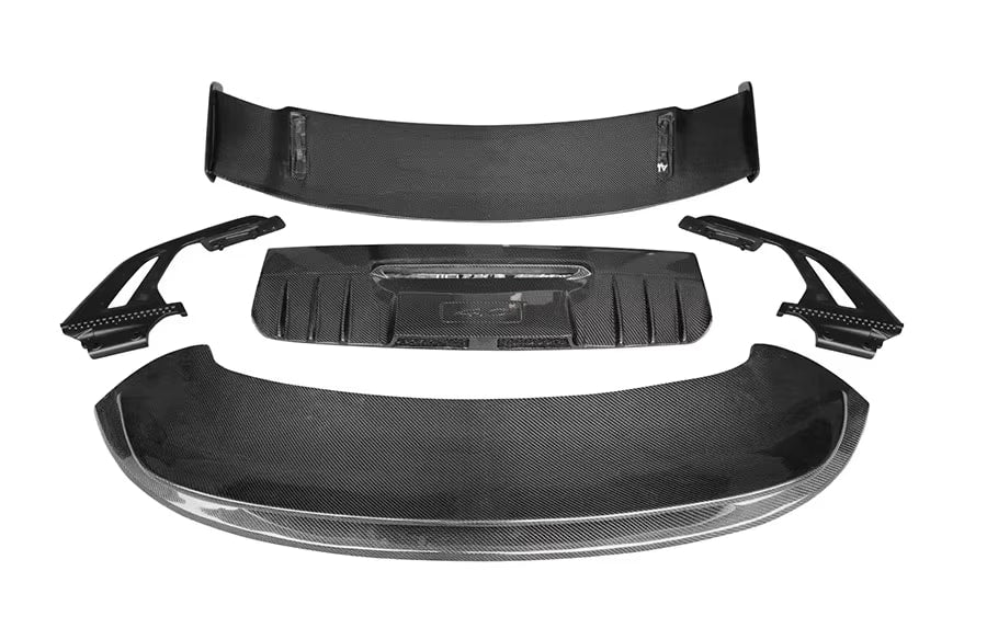 Dry Carbon Fiber GT3 Style Rear Wing Kit - Porsche 911 992 Carrera 2020+