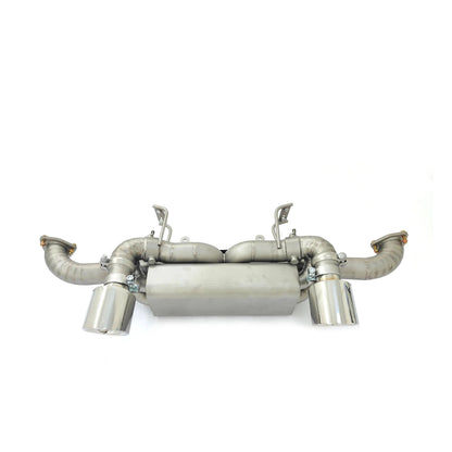 Titanium Valved Muffler Axle-Back Exhaust System - Porsche 718 Cayman GT4 RS 4.0L