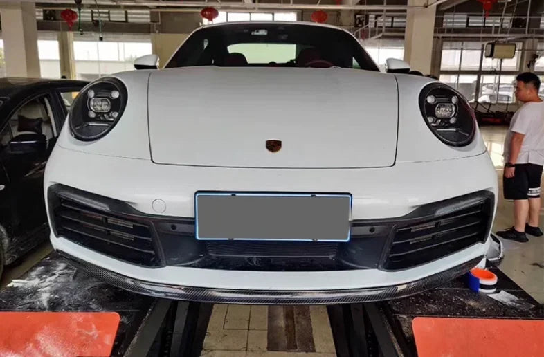 Carbon Fiber Front Lip - Porsche 911 992 Carrera 2019-2024