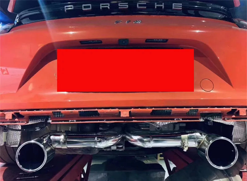 GT4 Style SS304 Exhaust Conversion - Porsche 718 Cayman Boxster 2017+
