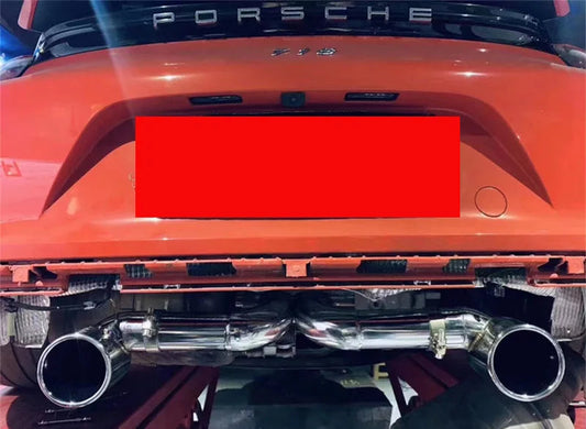 GT4 Style SS304 Exhaust Conversion - Porsche 718 Cayman Boxster 2017+