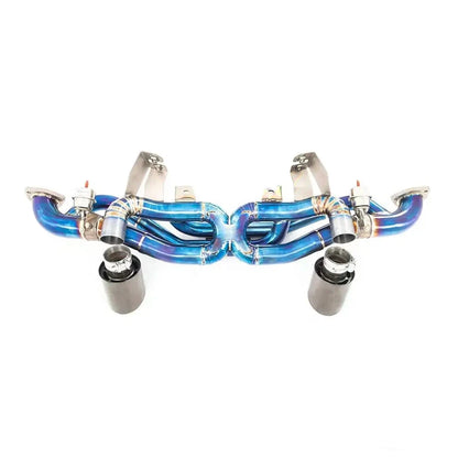 Titanium Valved Catback Exhaust System - Porsche 718 Cayman GT4 2020-2023