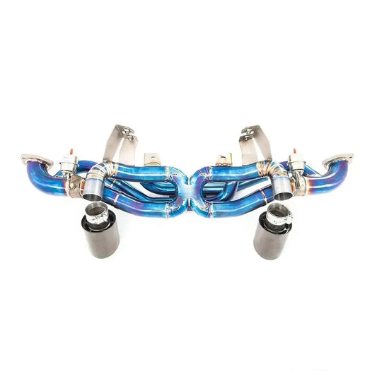 Titanium Valved Catback Exhaust System - Porsche 718 Cayman GT4 2020-2023