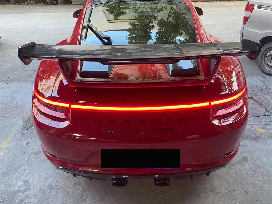GT3 Style Carbon Fiber Rear Wing - Porsche 911 991.1 Carrera 2012-2016