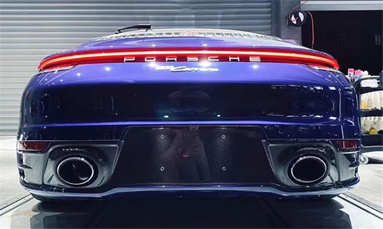 OEM Style Dry Carbon Fiber Rear Diffuser - Porsche 911 992 Carrera 2020-2024