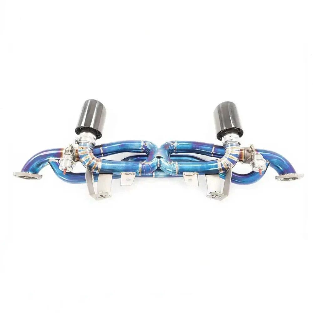 Titanium Valved Catback Exhaust System - Porsche 718 Cayman GT4 2020-2023