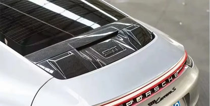 Dry Carbon Fiber Rear Engine Cover Lid - Porsche 911 992 Carrera 2020+