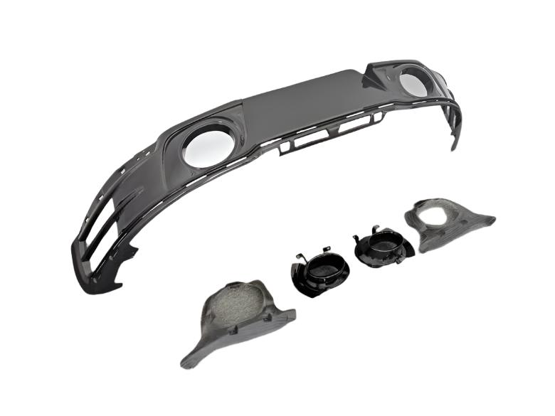 OEM Style Dry Carbon Fiber Rear Diffuser - Porsche 911 992 Carrera 2020-2024