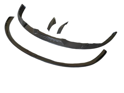 TH Style Carbon Fiber Front Lip - Porsche Taycan 2019-2023