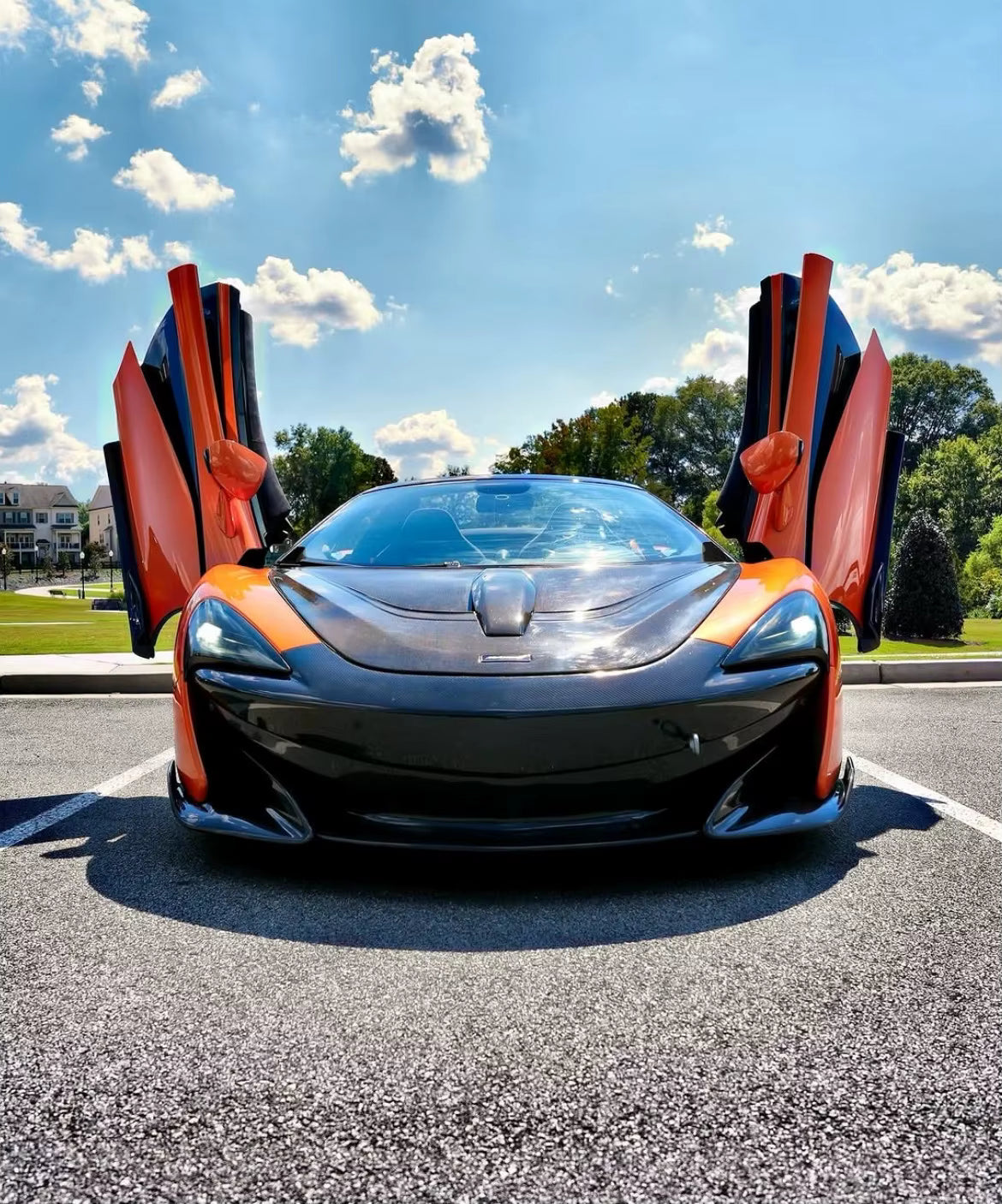 McLaren 540C / 570S / 600LT 600LT Style Dry Carbon Fiber Front Bumper
