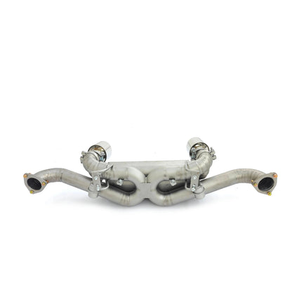 Titanium Valved Muffler Axle-Back Exhaust System - Porsche 718 Cayman GT4 RS 4.0L