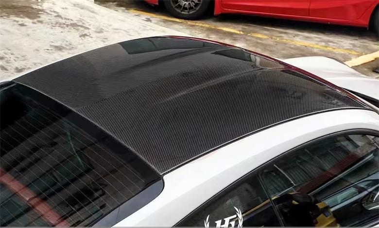 Dry Carbon Fiber Roof Add-On Overlay - Porsche 911 992 Carrera Coupe 2019+