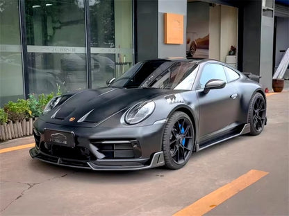 Dry Carbon Fiber DP Style Front Lip - Porsche 911 992 Carrera 2019-2023