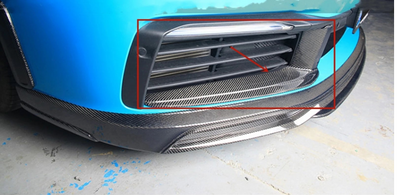 Carbon Fiber Front Bumper Side Air Vent Trim - Porsche 911 992 Carrera 2018-2022