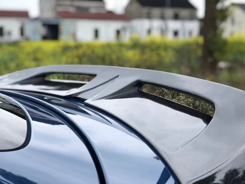 Carbon Fiber Rear Spoiler Wing - Porsche Taycan Turbo / Turbo S 2019-2022