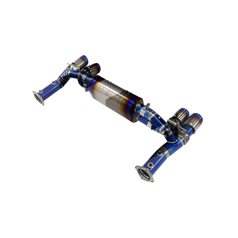 Performance Titanium Alloy Vacuum-Valved Cat-Back Exhaust System - Porsche 911 991.2 Turbo S 3.8L 2017-2019