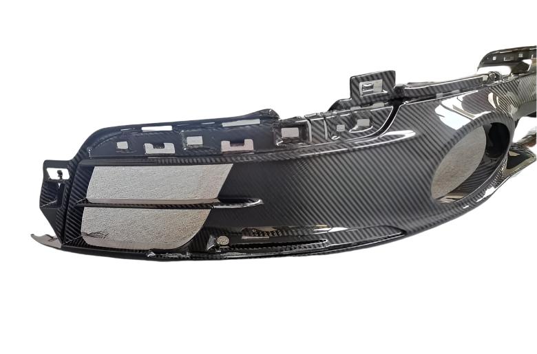 OEM Style Dry Carbon Fiber Rear Diffuser - Porsche 911 992 Carrera 2020-2024
