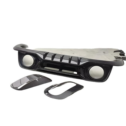 Dry Carbon Fiber T Style Rear Diffuser - Porsche 911 992.1 Turbo S 2021-2024