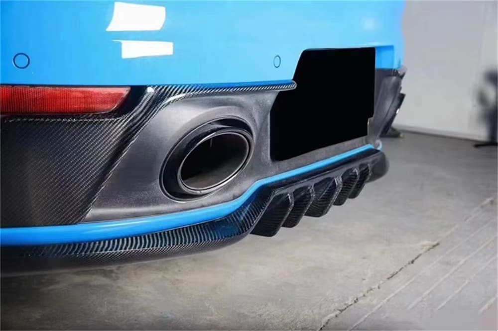 V2 Carbon Fiber Rear Diffuser Extension - Porsche 911 992 2019+