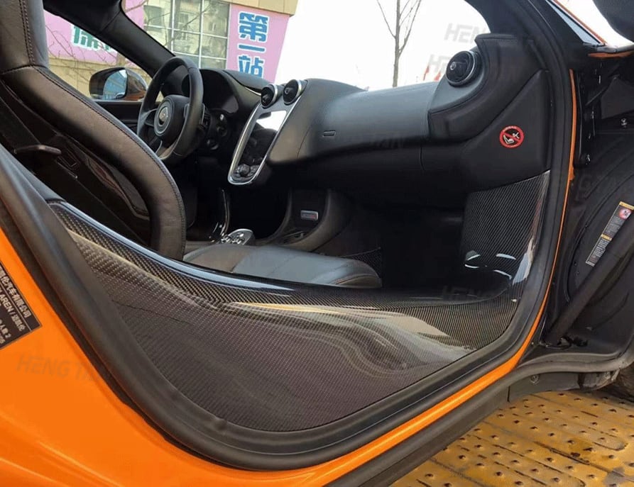 Carbon Fiber Door Sill Trim Set - McLaren 540C / 570S / 570GT / 600LT