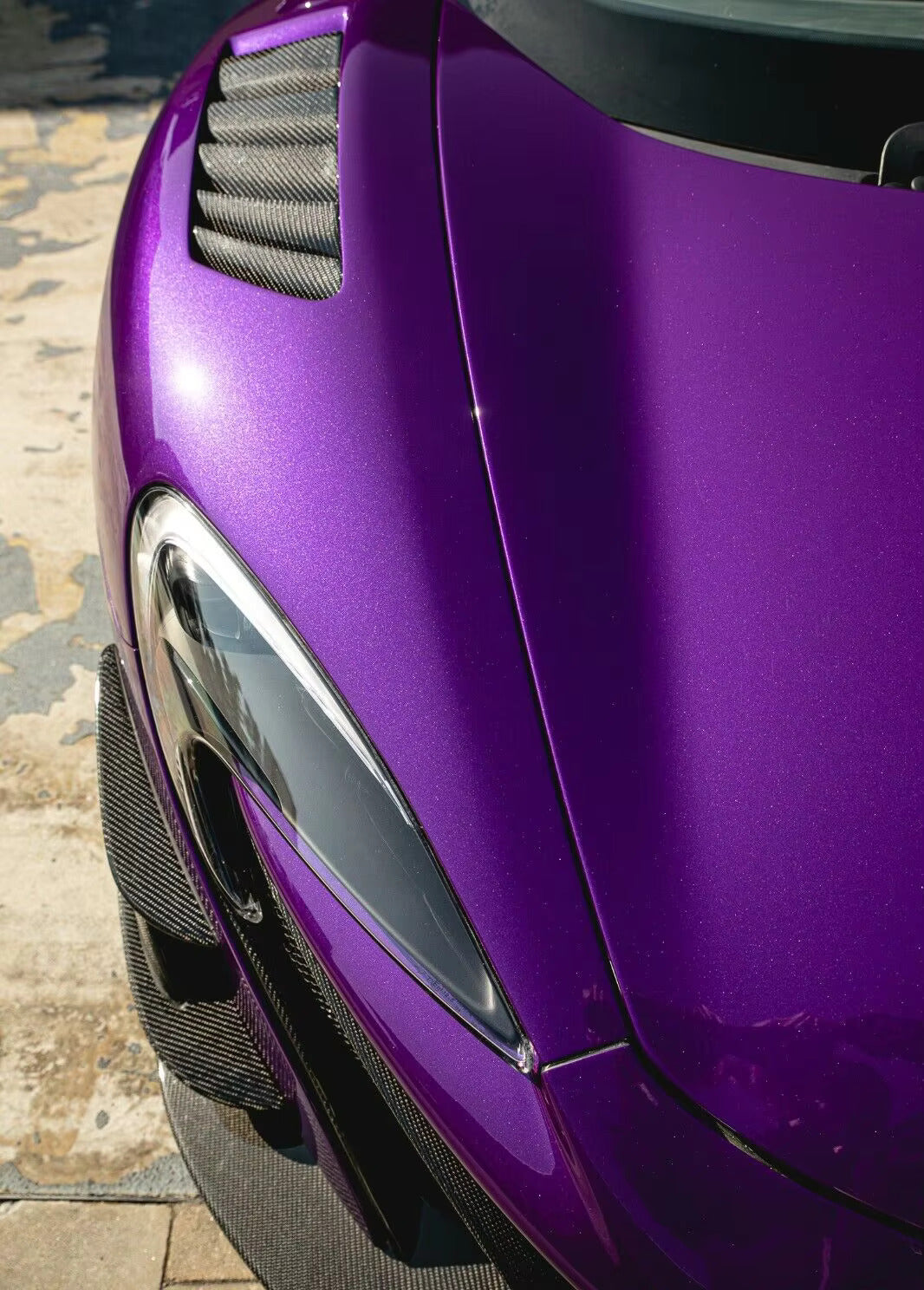 Vented Partial Carbon Fiber Front Fenders - McLaren 650S
