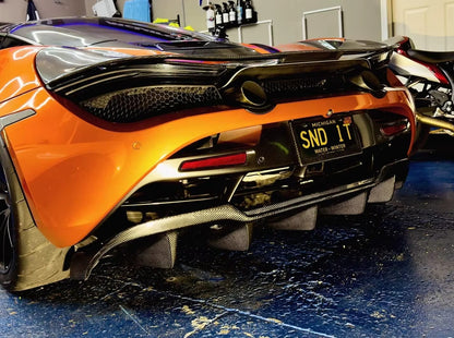 Dry Carbon Fiber AP V2 Rear Diffuser - McLaren 720S