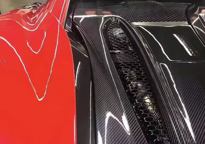 Dry Carbon Fiber Rear Engine Cover - McLaren 540C / 570S / 570GT