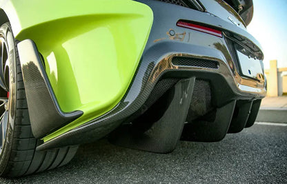 600LT Style Carbon Fiber Rear Bumper with Diffuser - McLaren 540C / 570S / 570GT / 600LT