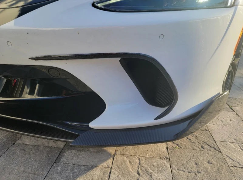 McLaren GT W-Style Dry Carbon Fiber Front Lip Splitter (2020–2023)