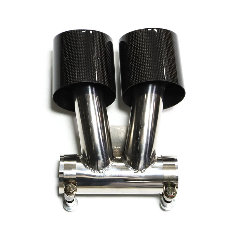 Carbon Fiber Dual Exhaust Tip - Porsche 718 Boxster Cayman 982 2016-2020