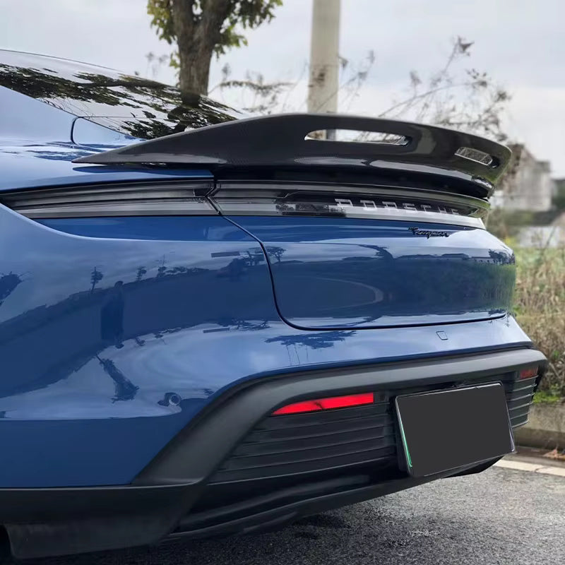 Carbon Fiber Rear Spoiler Wing - Porsche Taycan Turbo / Turbo S 2019-2022