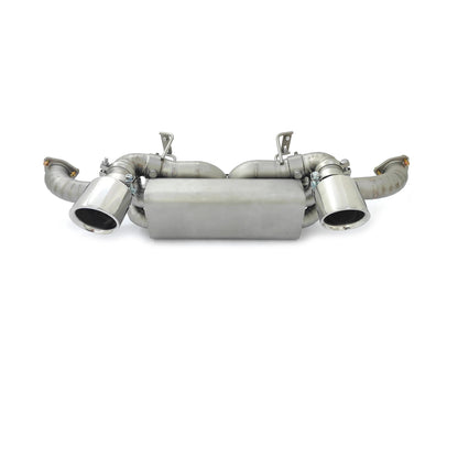Titanium Valved Muffler Axle-Back Exhaust System - Porsche 718 Cayman GT4 RS 4.0L