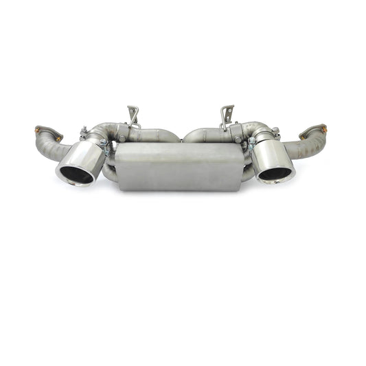 Titanium Valved Muffler Axle-Back Exhaust System - Porsche 718 Cayman GT4 RS 4.0L