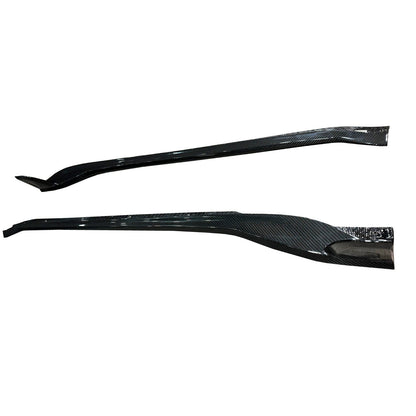 Dry Carbon Fiber Side Skirts w/ Winglets - Porsche 911 992 Turbo S 2020+